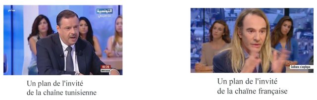 plan caméra pour l'invité dans les 2 chaines